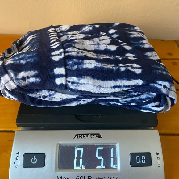 Veronica M Blue and White Tie-Dye Top - Picture 9 of 9